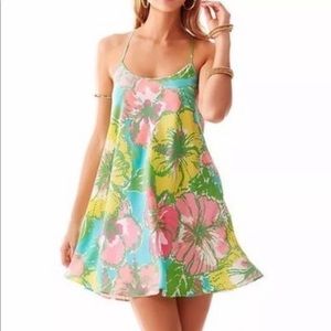 LILLY PULITZER Silk shift dress
